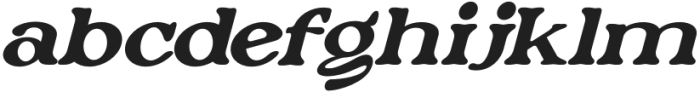 Retro Nakjoy Italic otf (400) Font LOWERCASE