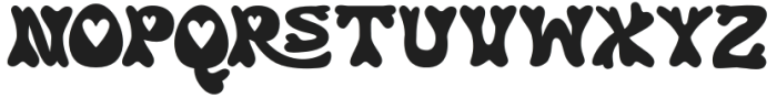 Retro Romance otf (400) Font UPPERCASE