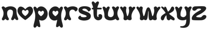 Retro Romance otf (400) Font LOWERCASE