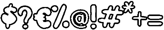 Retro Rookie otf (400) Font OTHER CHARS