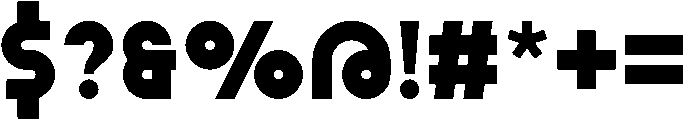 Retro Rush otf (400) Font OTHER CHARS