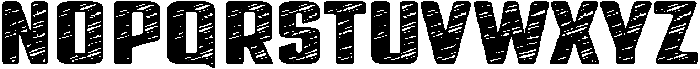Retro Scratch otf (400) Font UPPERCASE