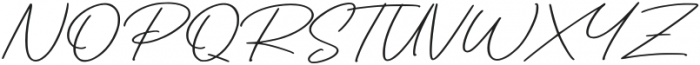 Retro Signature Regular otf (400) Font UPPERCASE