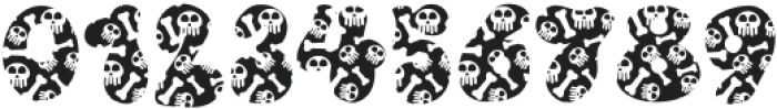 Retro Skeleton Regular otf (400) Font OTHER CHARS
