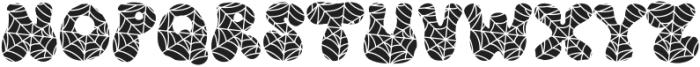 Retro Spider Web Regular otf (400) Font UPPERCASE