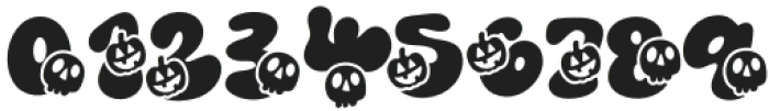 Retro Spooky Style1 Regular otf (400) Font OTHER CHARS