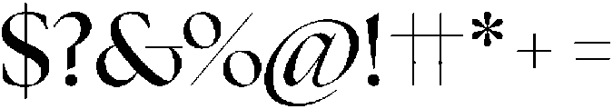 Retro Standard Bold otf (700) Font OTHER CHARS