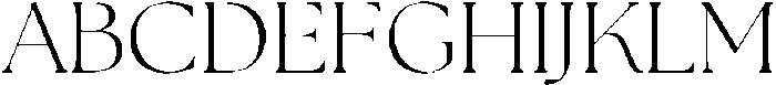 Retro Standard Light otf (300) Font UPPERCASE