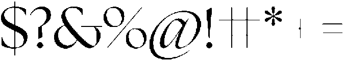 Retro Standard Regular otf (400) Font OTHER CHARS