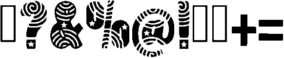 Retro Star Regular otf (400) Font OTHER CHARS