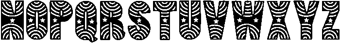 Retro Star Regular otf (400) Font LOWERCASE