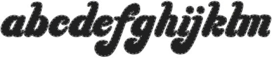 Retro Stitch otf (400) Font LOWERCASE