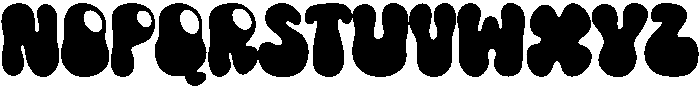 Retro Summer Regular otf (400) Font UPPERCASE