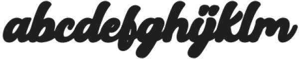 Retro Summer Regular otf (400) Font LOWERCASE