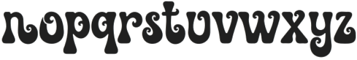Retro Swirly Regular otf (400) Font LOWERCASE