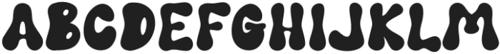 Retro Teacher Regular otf (400) Font UPPERCASE