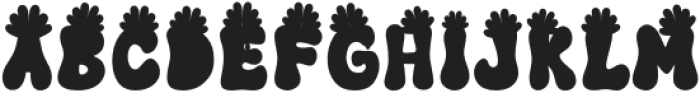 Retro Turkey Regular otf (400) Font UPPERCASE