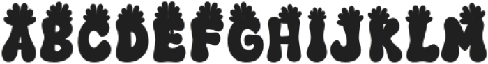 Retro Turkey Regular otf (400) Font LOWERCASE