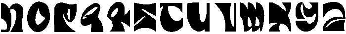 Retro Vibes Regular otf (400) Font UPPERCASE