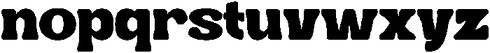 Retro Way Regular otf (400) Font LOWERCASE