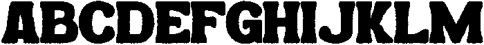 Retro Way Rough otf (400) Font UPPERCASE