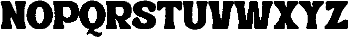 Retro Way Rough otf (400) Font UPPERCASE