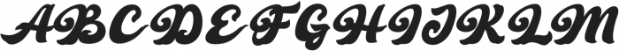Retro Young otf (400) Font UPPERCASE