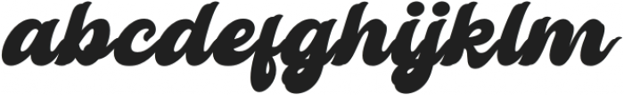 Retro Young otf (400) Font LOWERCASE