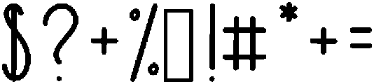 Retro ttf (400) Font OTHER CHARS