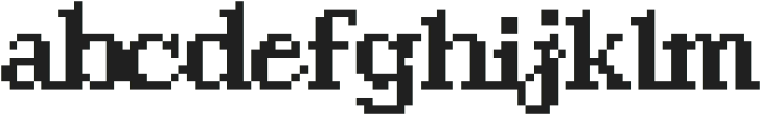 RetroByte ttf (400) Font LOWERCASE