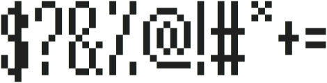 RetroCircuit ttf (400) Font OTHER CHARS