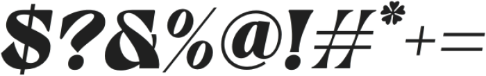 RetroHead-Italic otf (400) Font OTHER CHARS