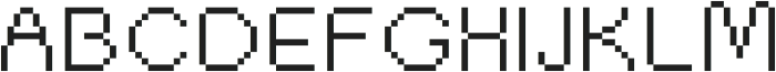 RetroRaster ttf (400) Font UPPERCASE