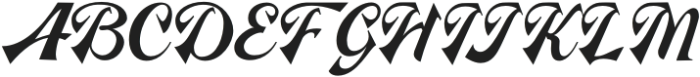 Retrocast otf (400) Font UPPERCASE