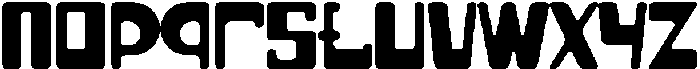 Retrocube otf (400) Font LOWERCASE