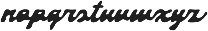 Retroflow Script Regular otf (400) Font LOWERCASE