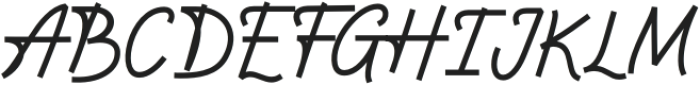 Retrogram Regular otf (400) Font UPPERCASE
