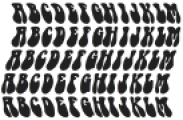 Retrogroove Stacked otf (400) Font LOWERCASE