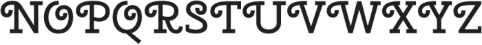 Retrorica Regular otf (400) Font UPPERCASE