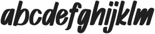 RetroseyOne otf (400) Font LOWERCASE