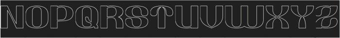 Retrospective-Hollow-Inverse otf (400) Font UPPERCASE
