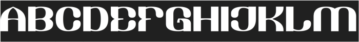 Retrospective-Inverse otf (400) Font UPPERCASE