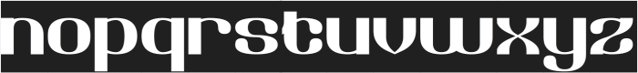 Retrospective-Inverse otf (400) Font LOWERCASE