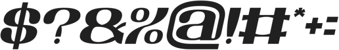 Retrospective Italic otf (400) Font OTHER CHARS
