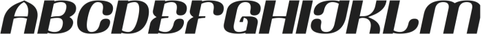 Retrospective Italic otf (400) Font UPPERCASE