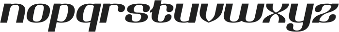Retrospective Italic otf (400) Font LOWERCASE
