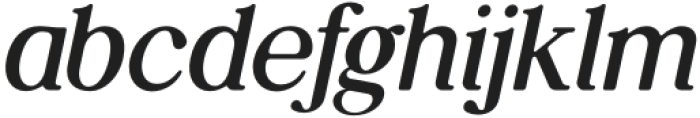 Retroversion Italic otf (400) Font LOWERCASE