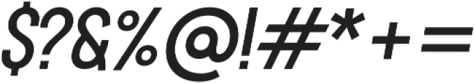 Retroyal SemiBold Italic otf (600) Font OTHER CHARS