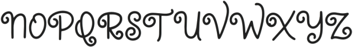 RetryRegular otf (400) Font UPPERCASE