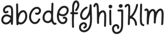 RetryRegular otf (400) Font LOWERCASE